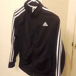 Adidas black and white jacket used once